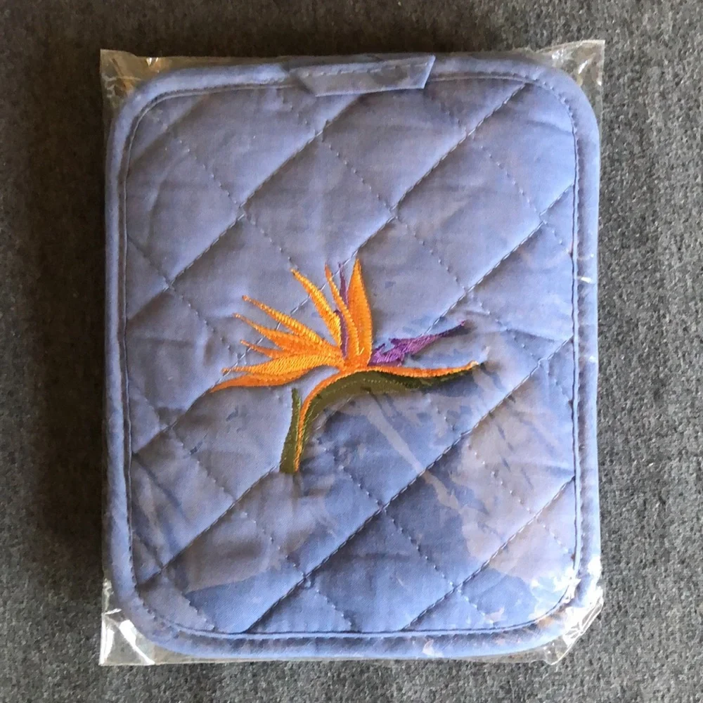Bird of Paradise Pot Holder and Hand / Tea Towel Set